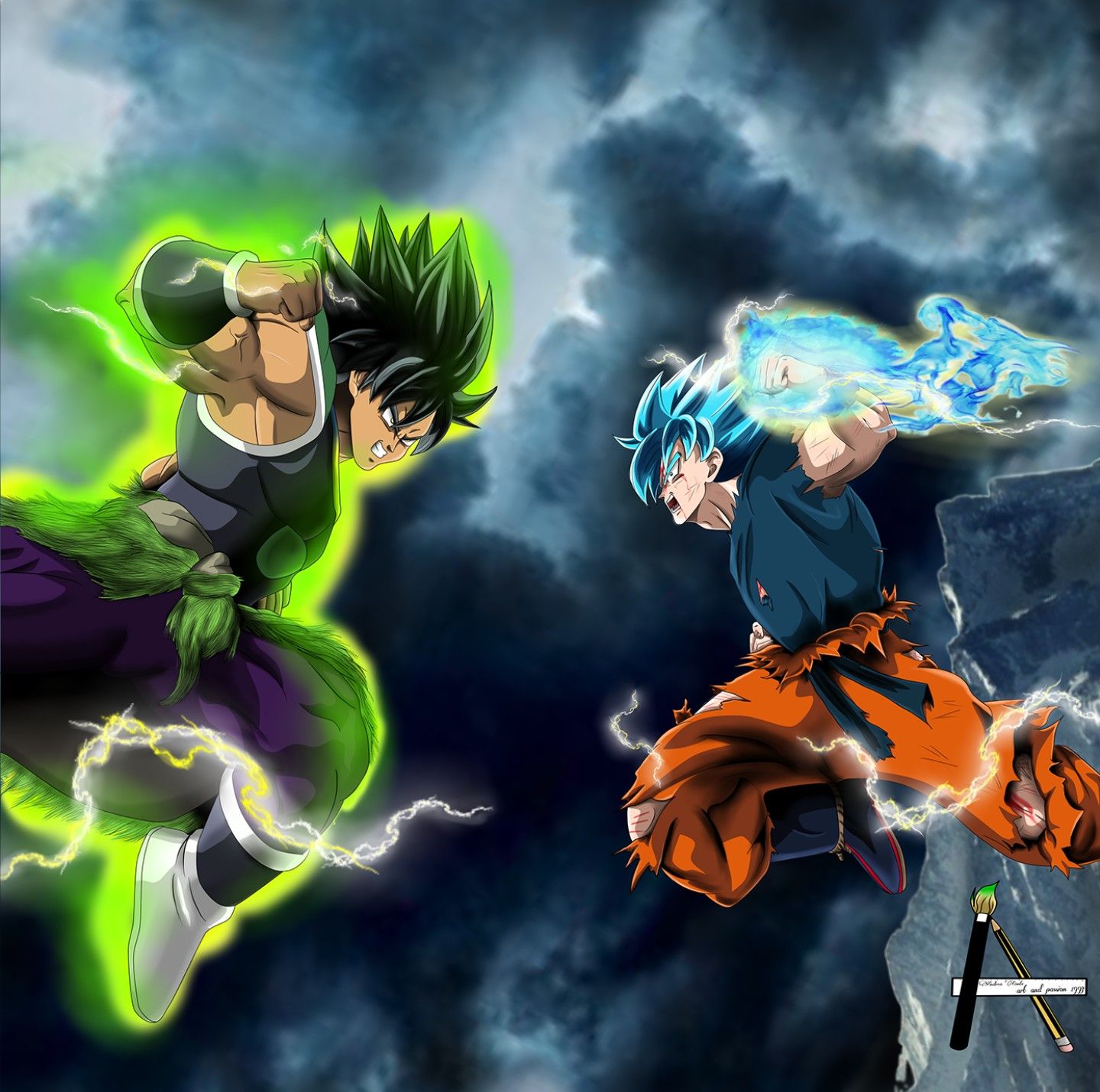 Goku Vs Broly Wallpapers