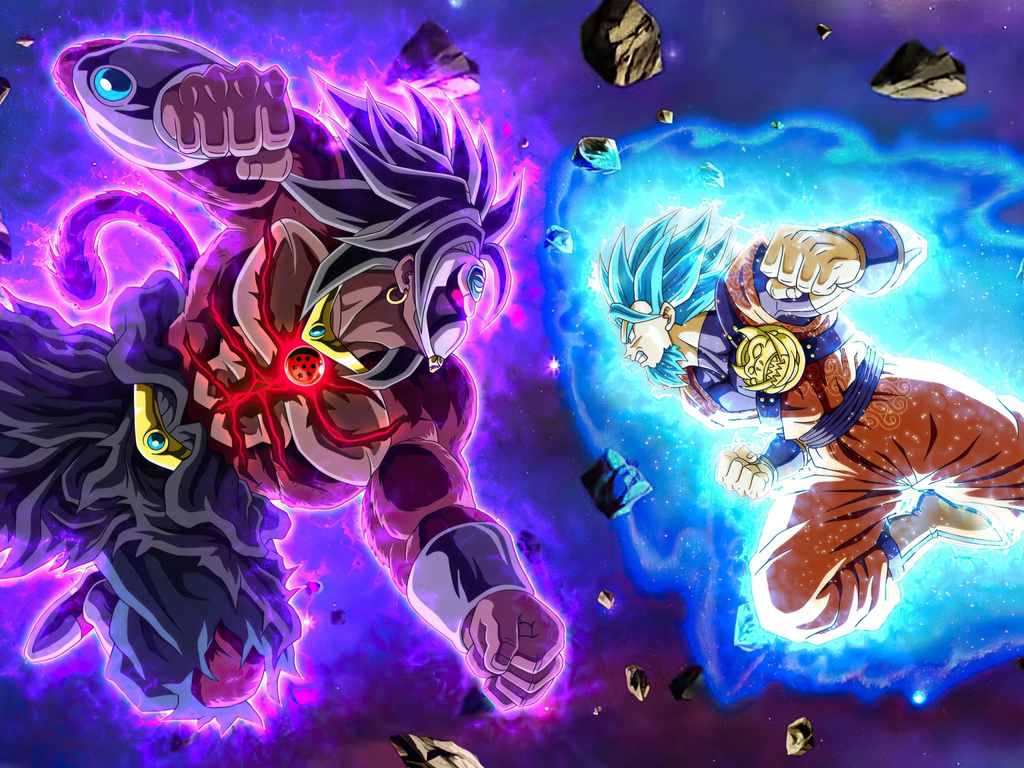 Goku Vs Broly Wallpapers