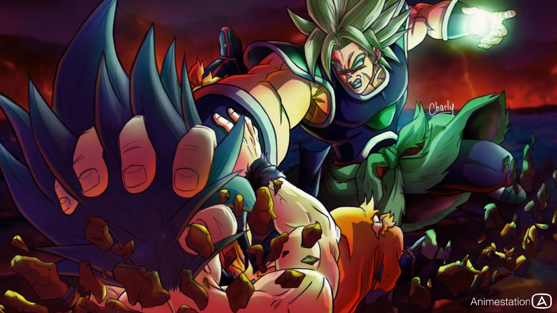 Goku Vs Broly Wallpapers