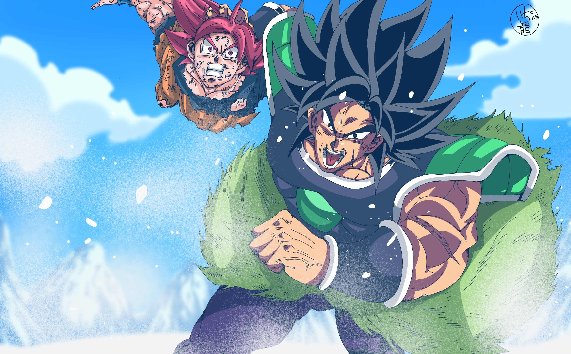 Goku Vs Broly Wallpapers