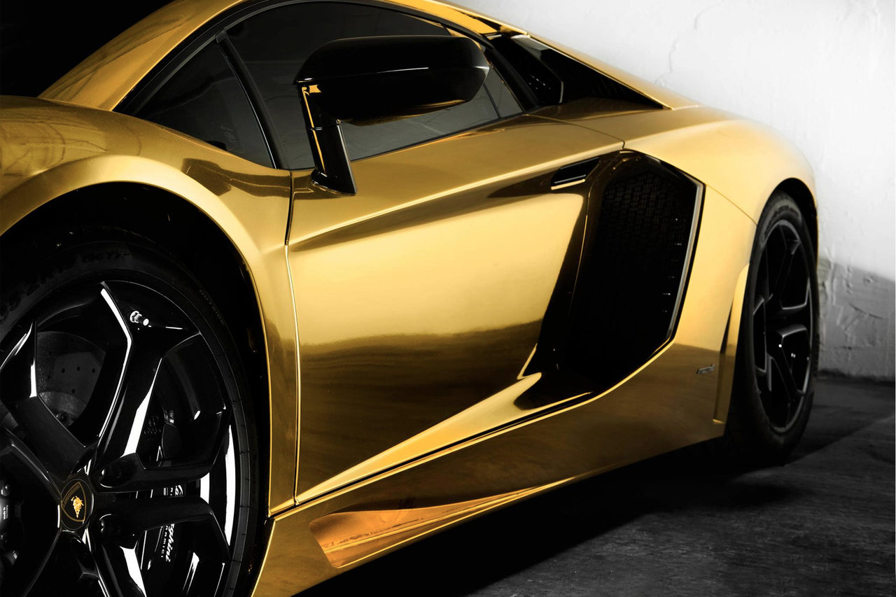 Gold Cool Cars Wallpapers