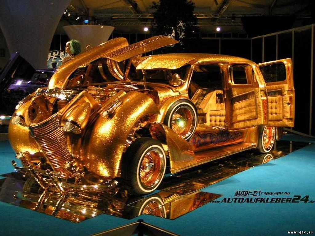 Gold Cool Cars Wallpapers