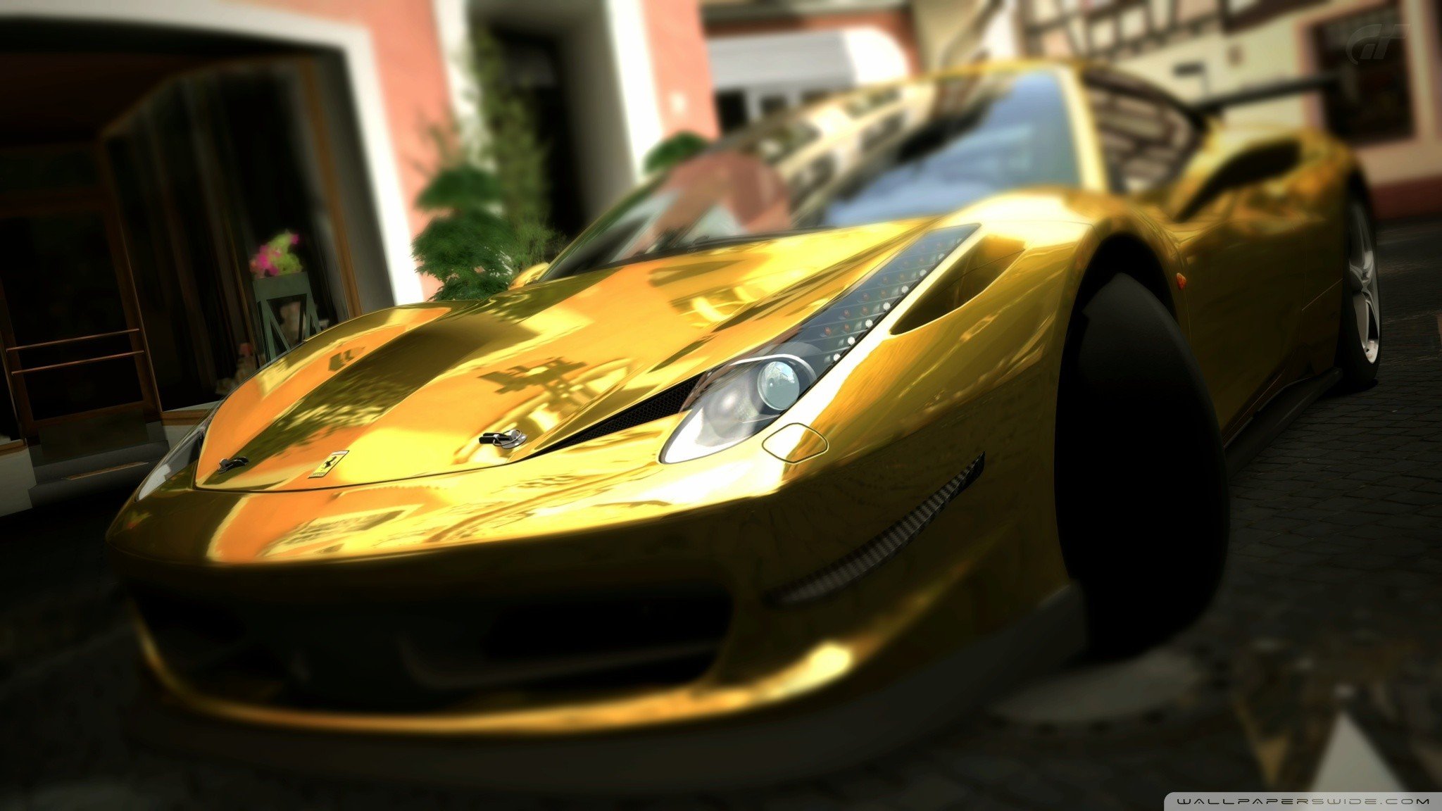 Gold Cool Cars Wallpapers