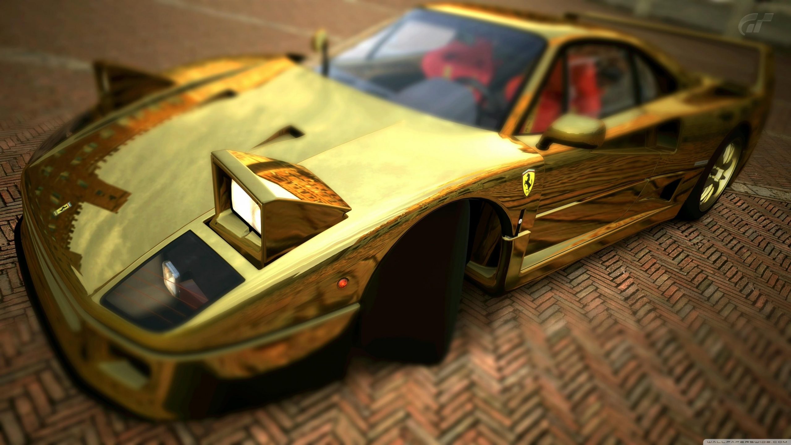 Gold Cool Cars Wallpapers