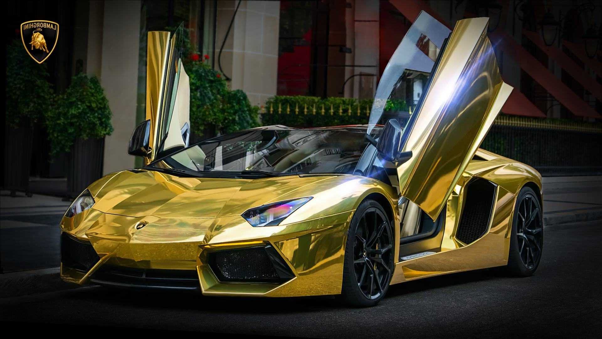 Gold Lamborghini Wallpapers