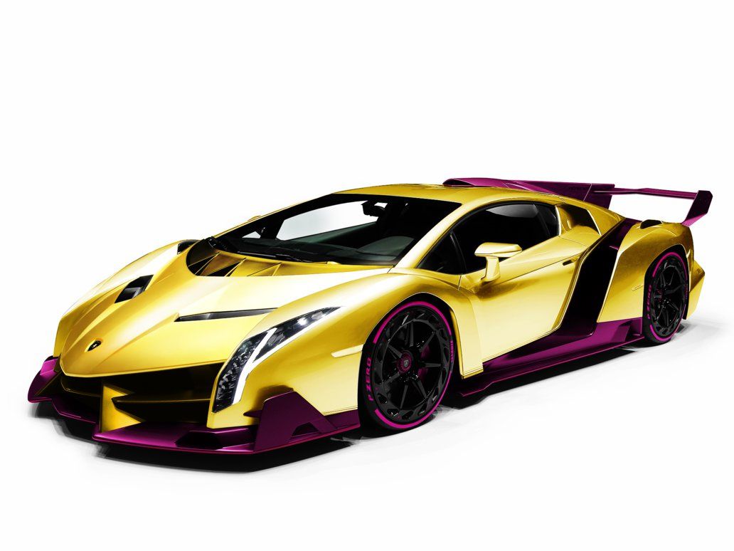 Golden Lamborghini Veneno Wallpapers