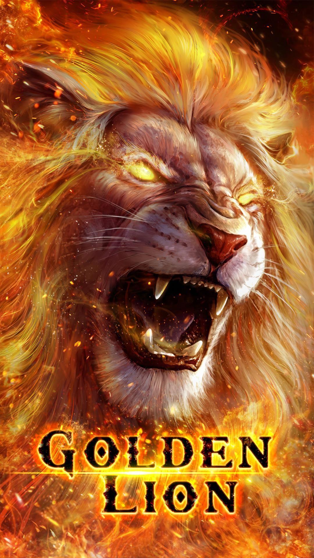 Golden Lion Wallpapers