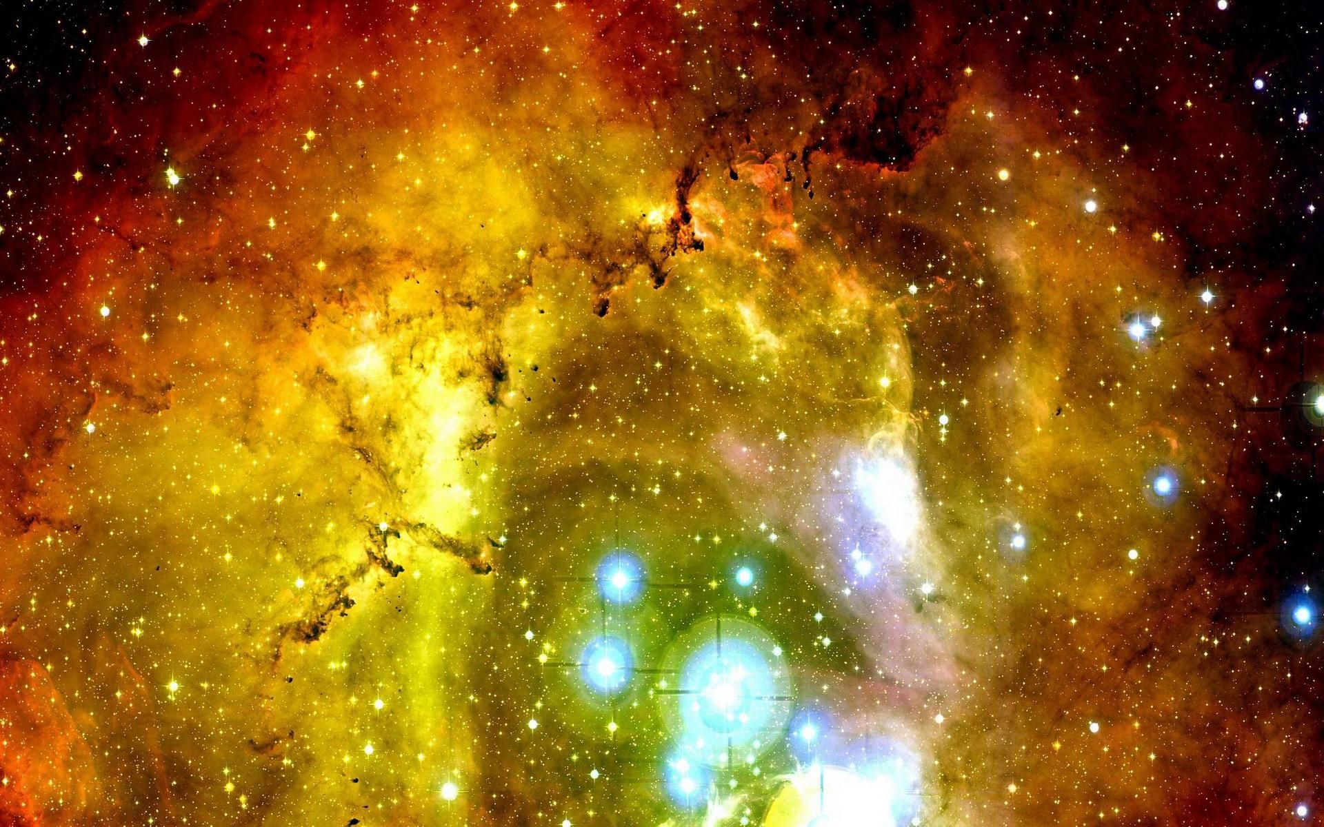 Golden Nebula Wallpapers