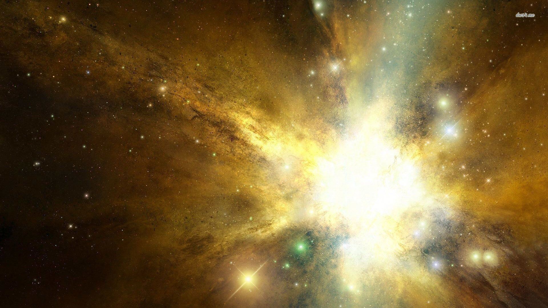 Golden Nebula Wallpapers