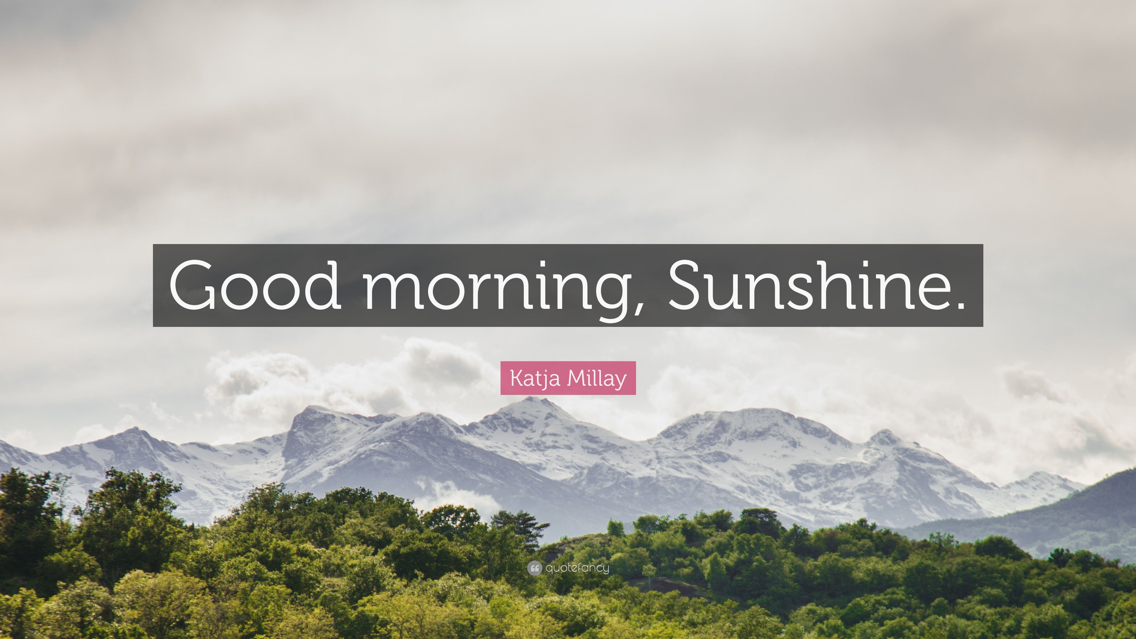 Good Morning Sunshine Pictures Wallpapers