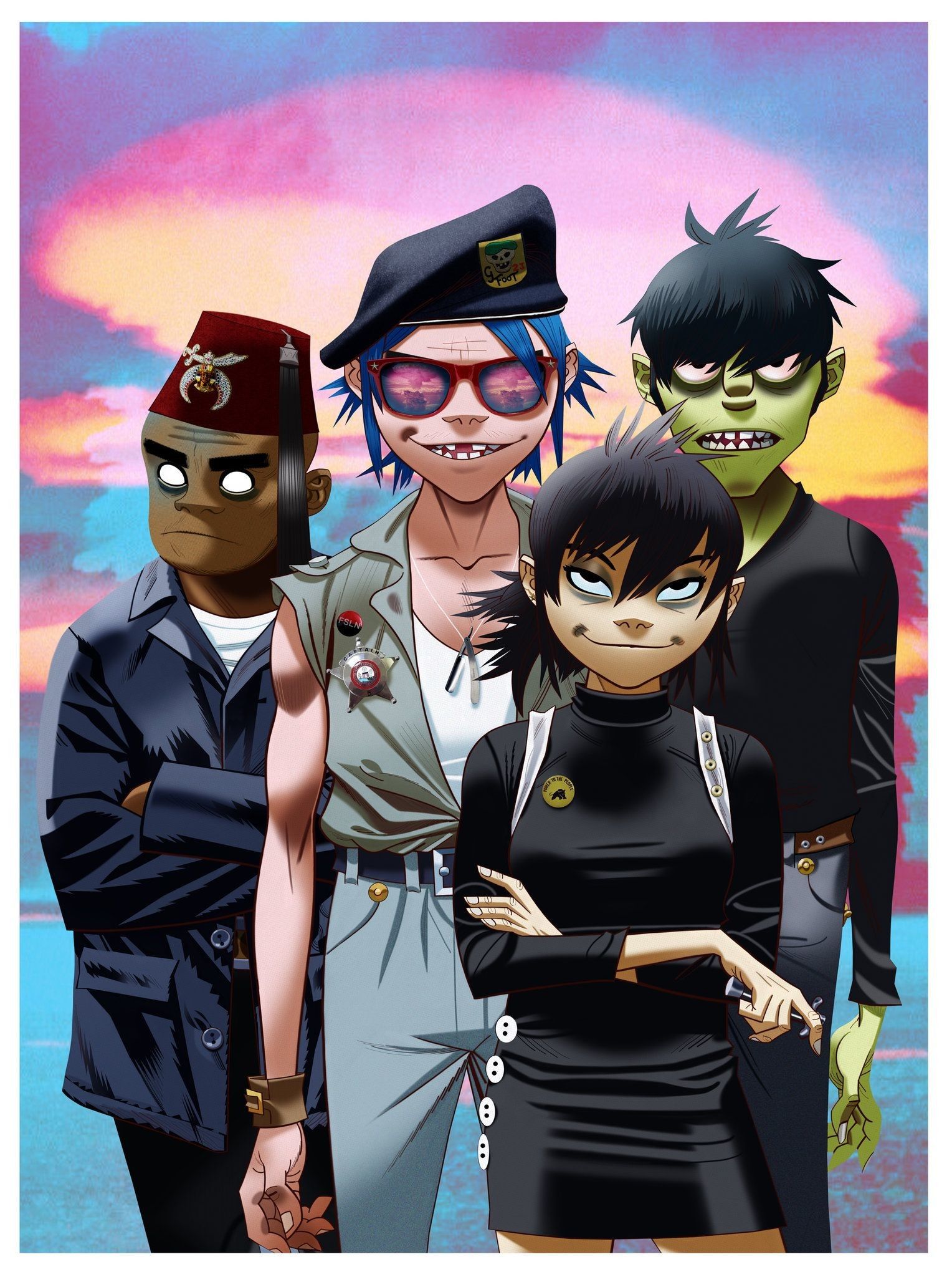 Gorillaz Iphone Wallpapers