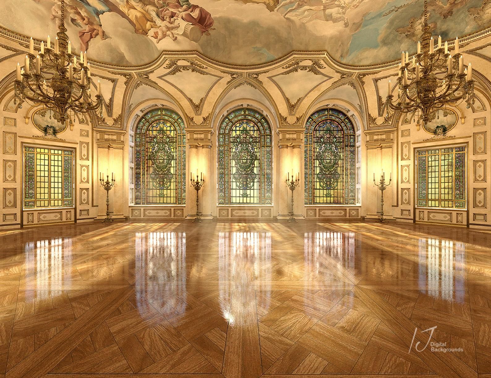 Gothic Ballroom Wallpapers