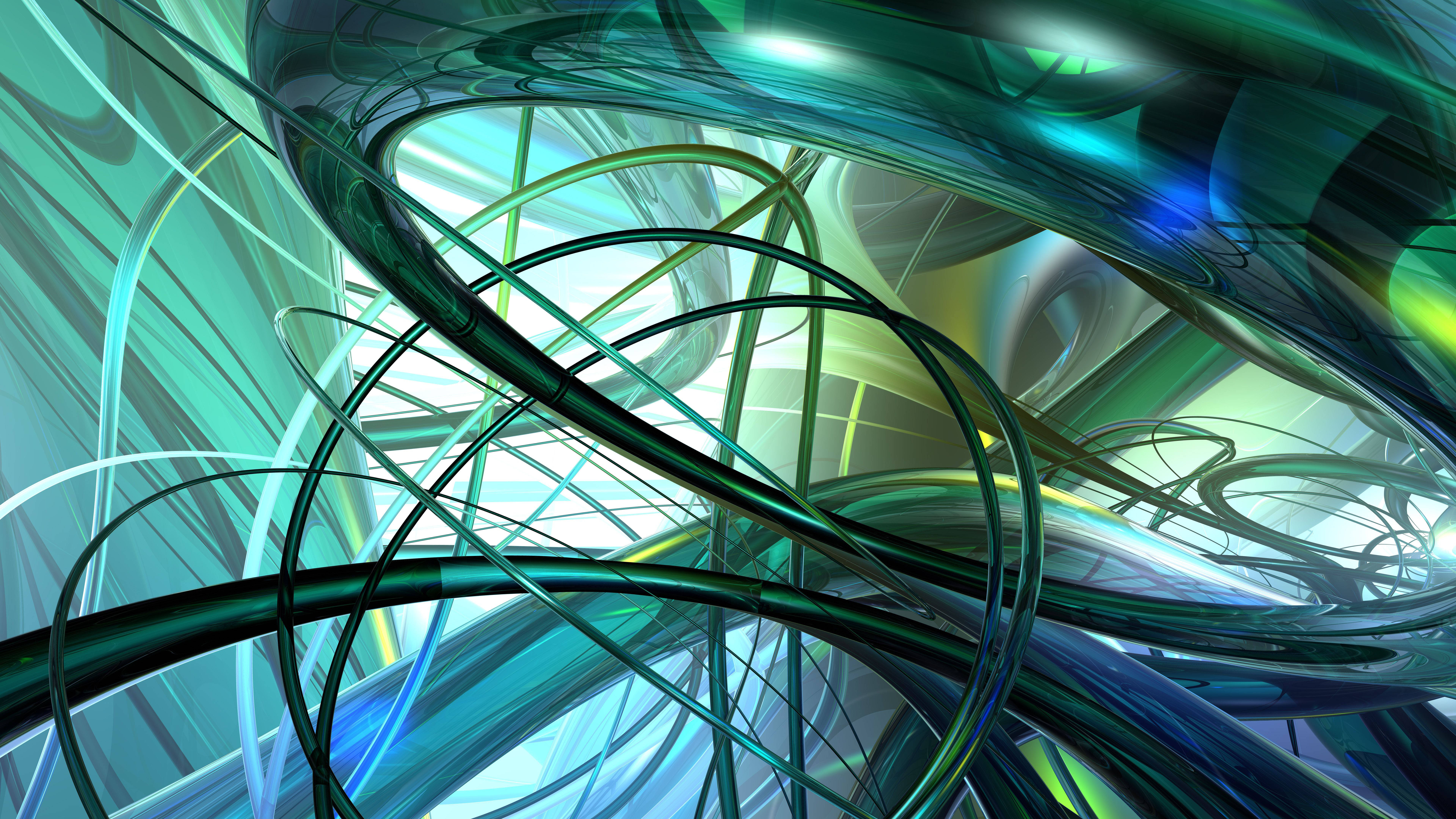 Green And Blue Abstract Wallpapers