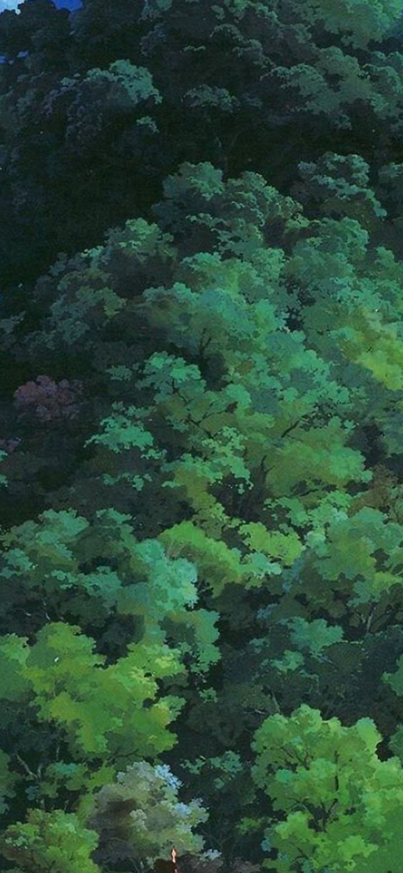 Green Anime Aesthetic Wallpapers