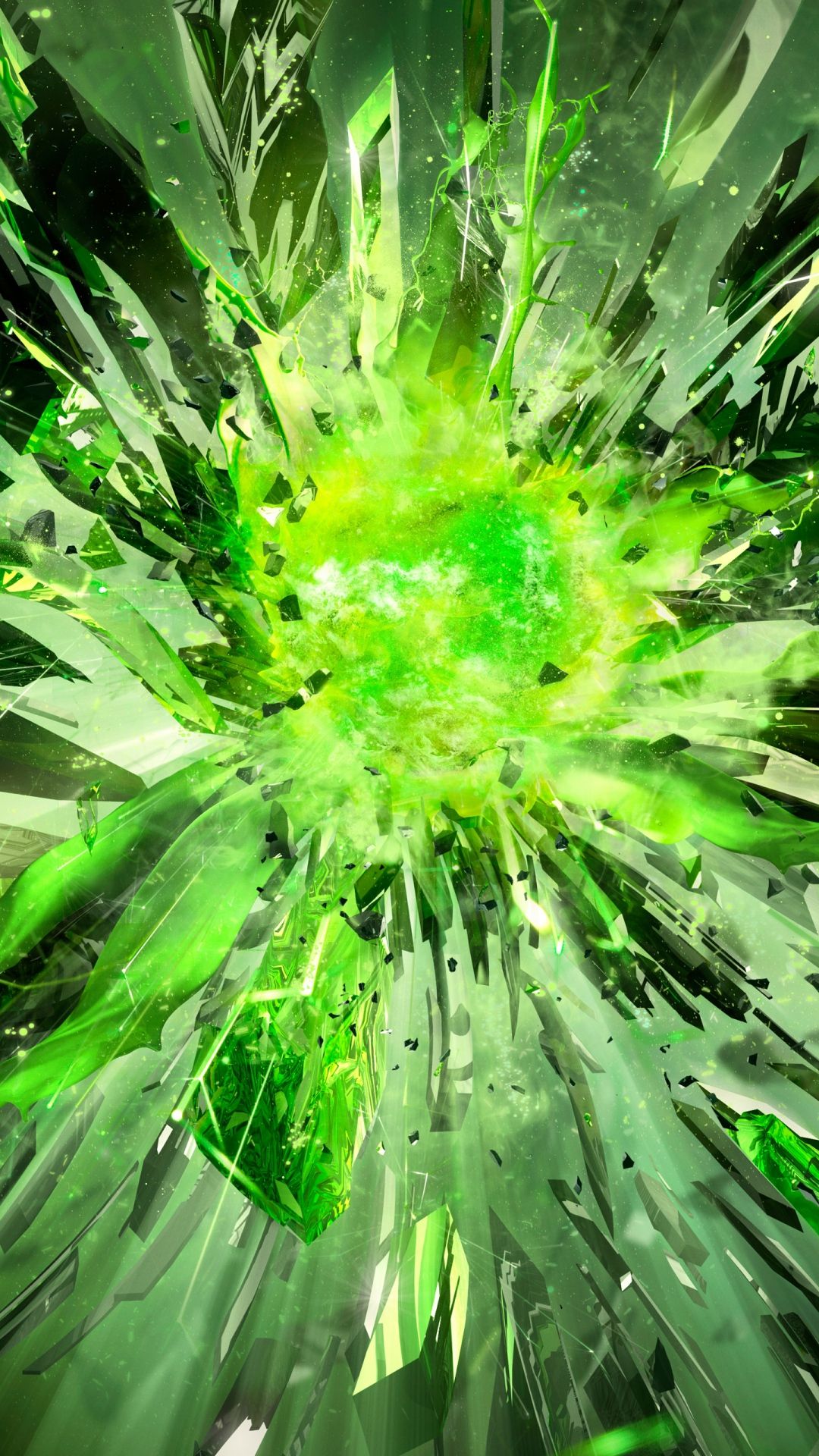 Green Explosion Wallpapers