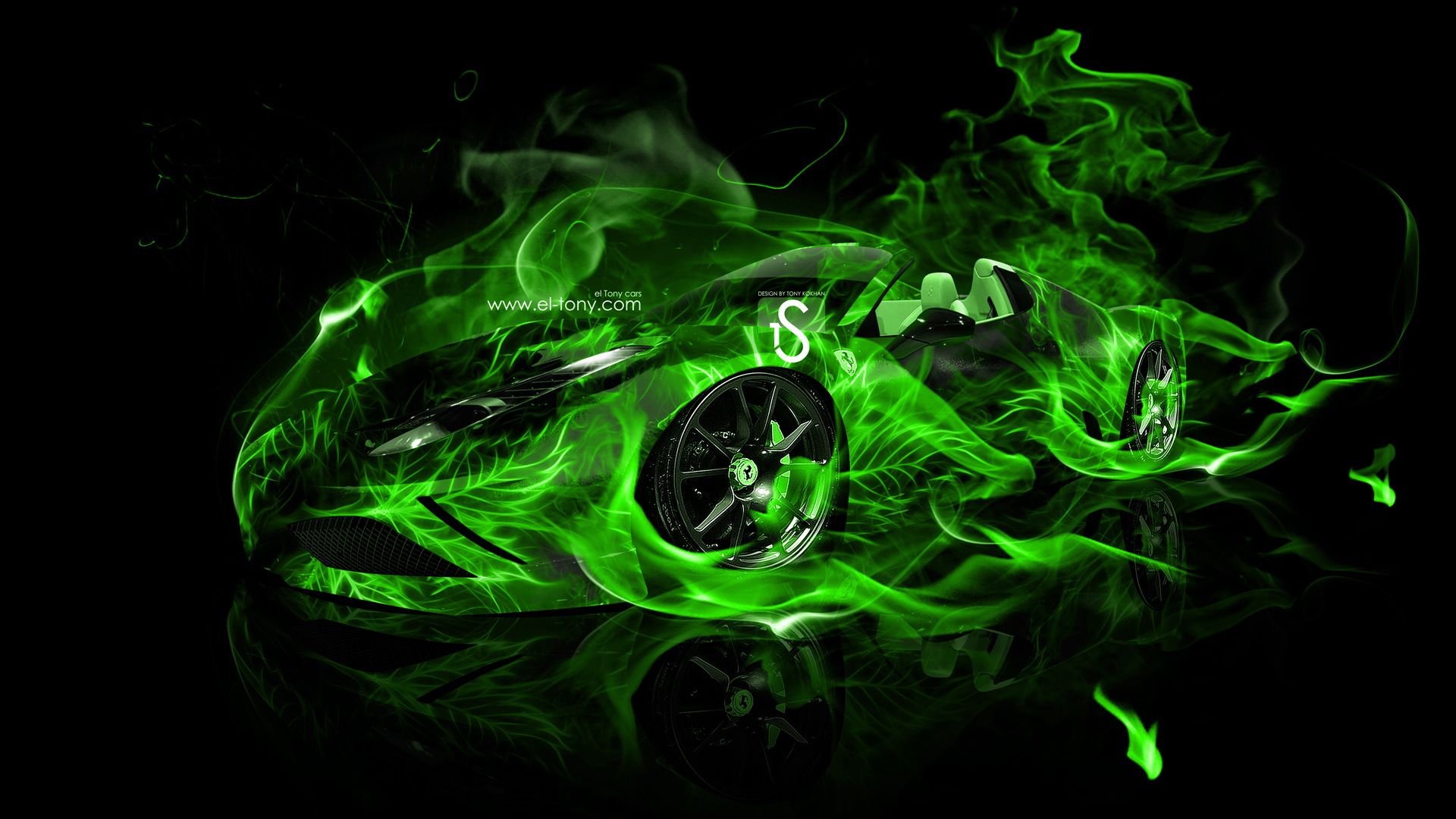 Green Fire Wallpapers