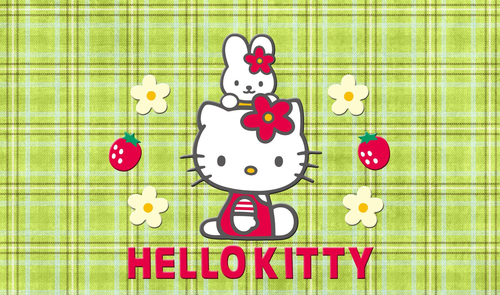 Green Hello Kitty Wallpapers