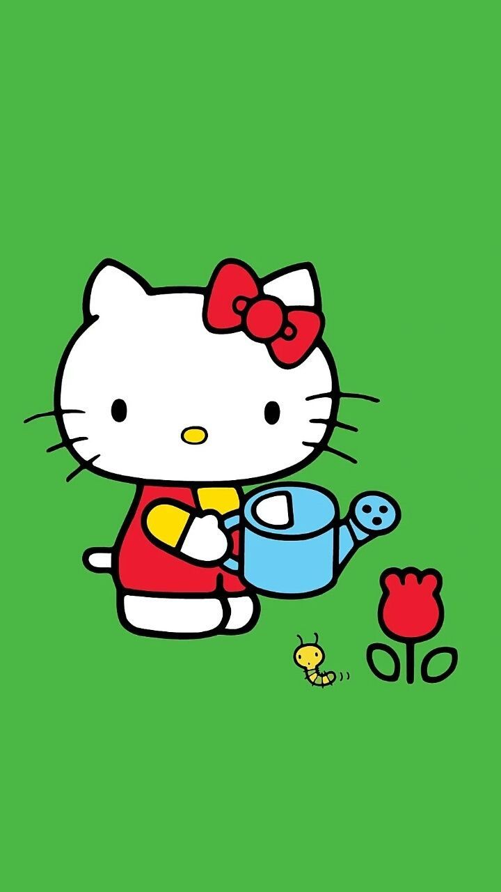 Green Hello Kitty Wallpapers