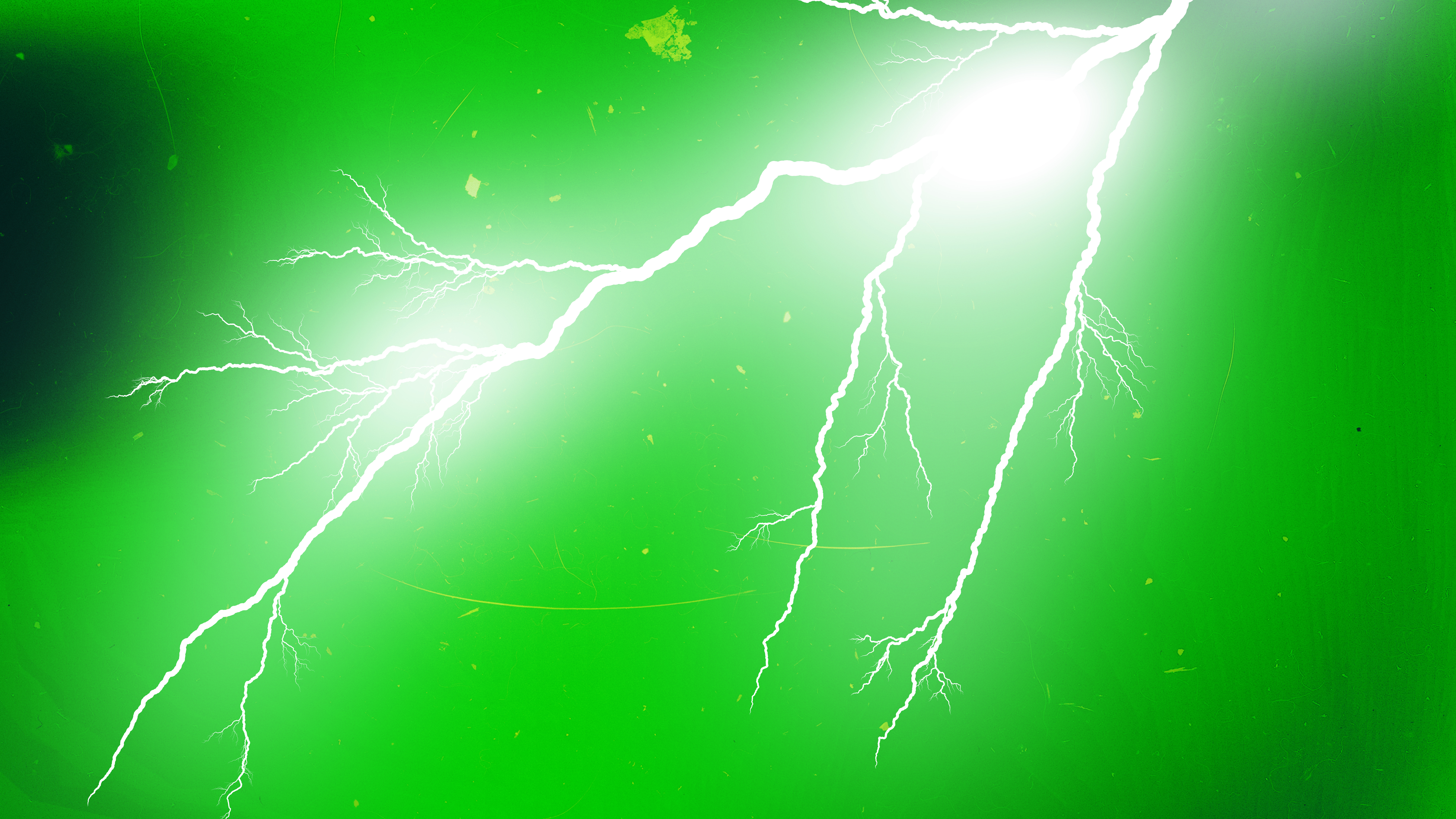 Green Lightning Wallpapers