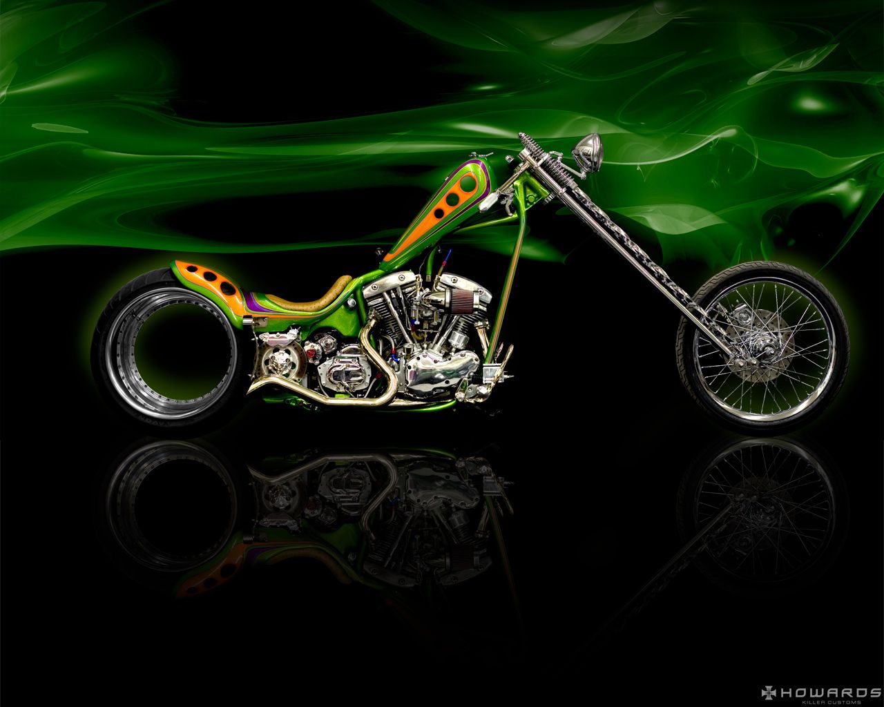 Green Motorcycle Wallpapers