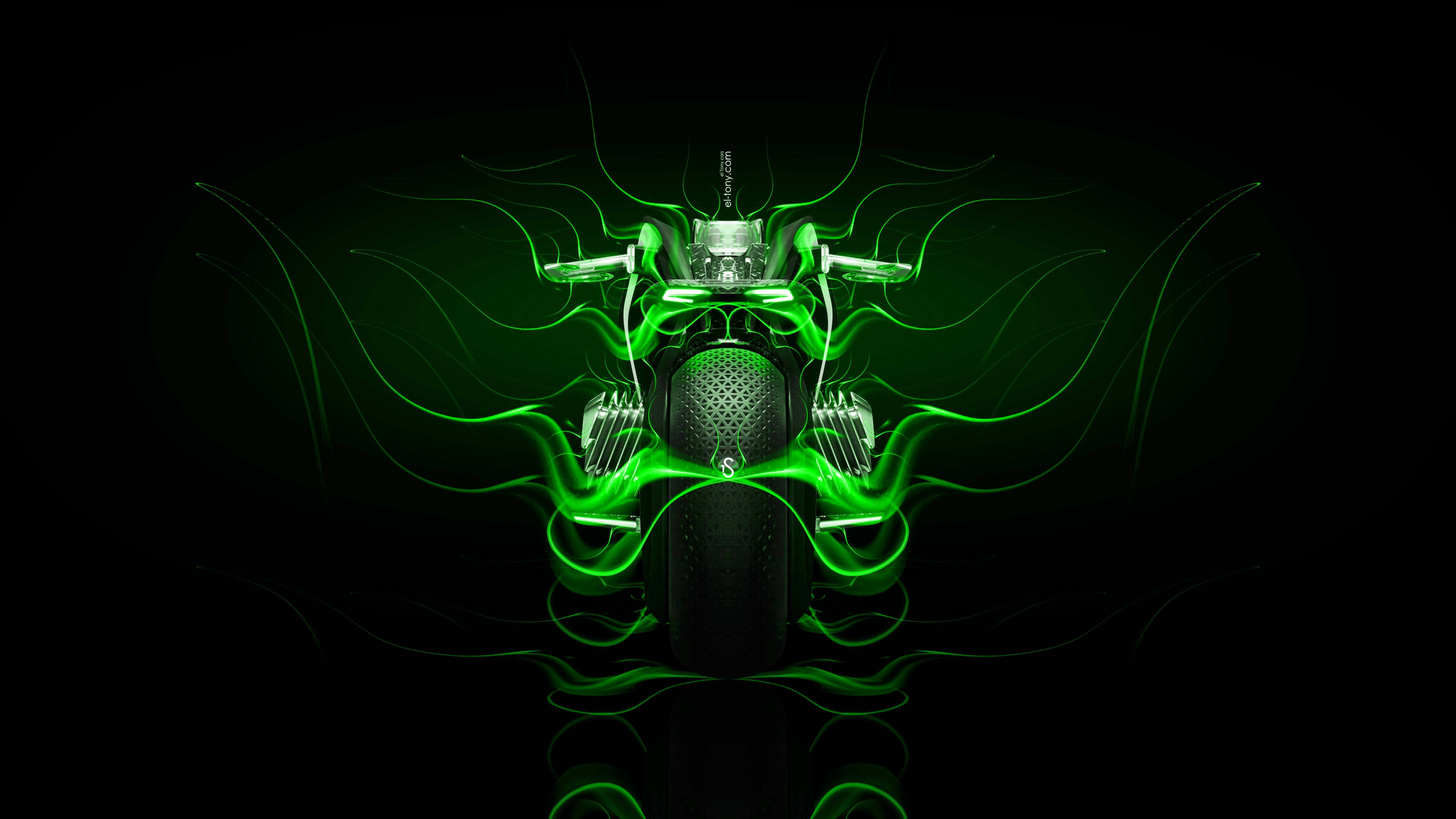 Green Motorcycle Wallpapers