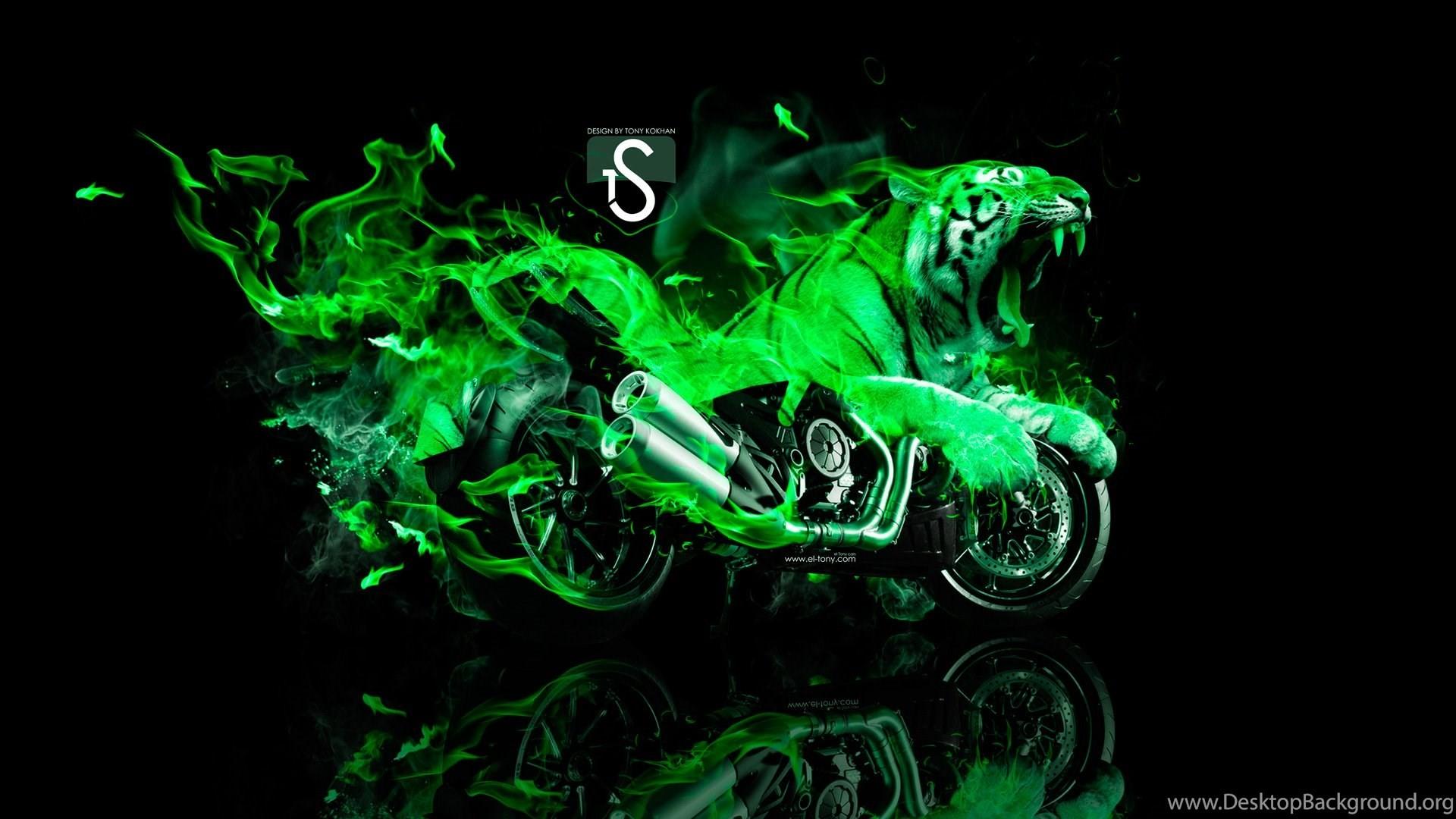 Green Motorcycle Wallpapers