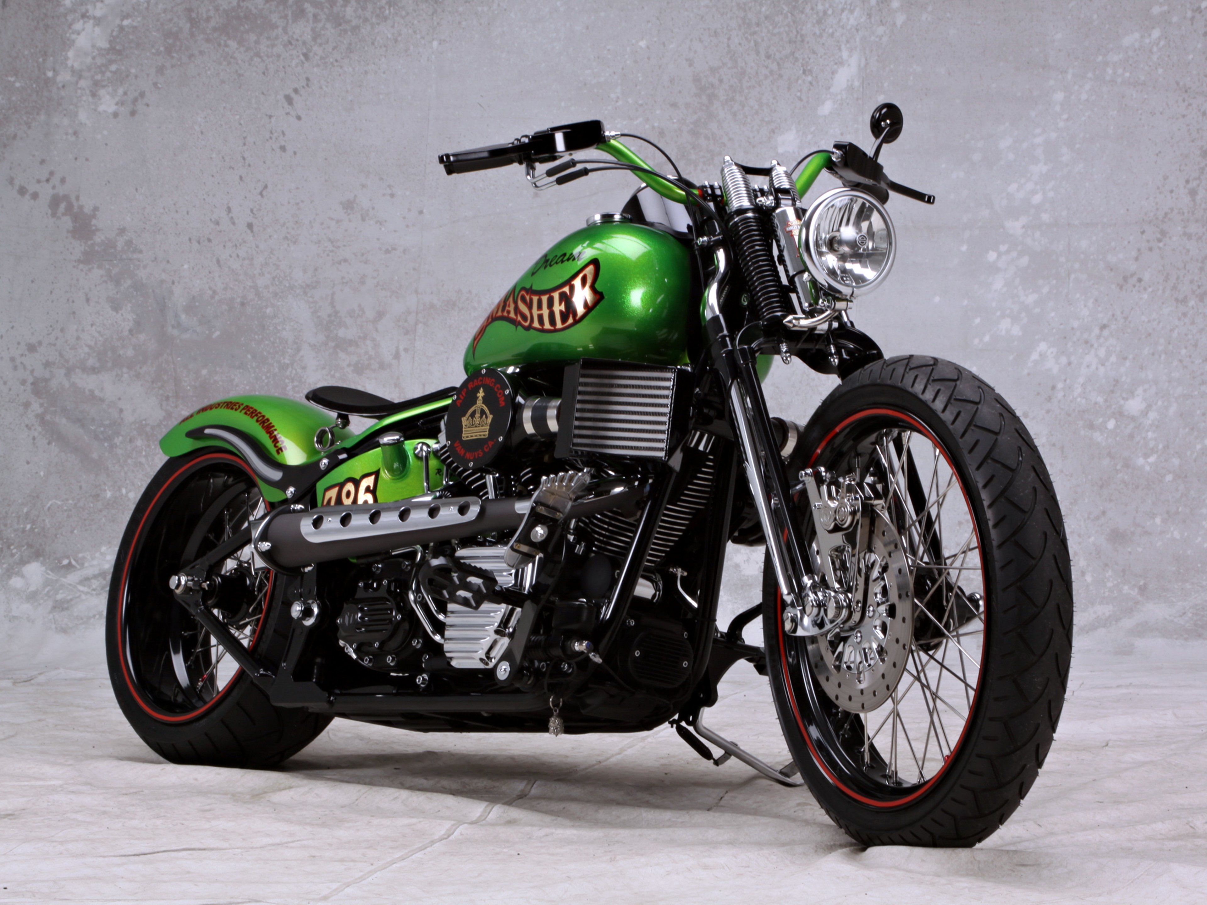 Green Motorcycle Wallpapers