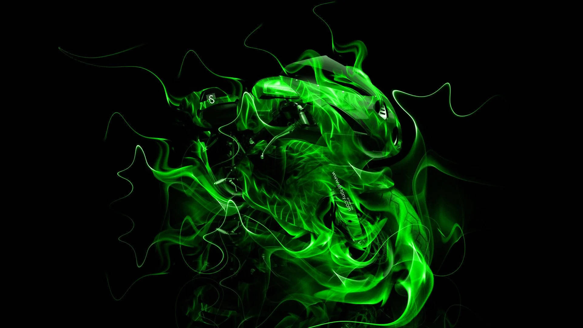 Green Motorcycle Wallpapers