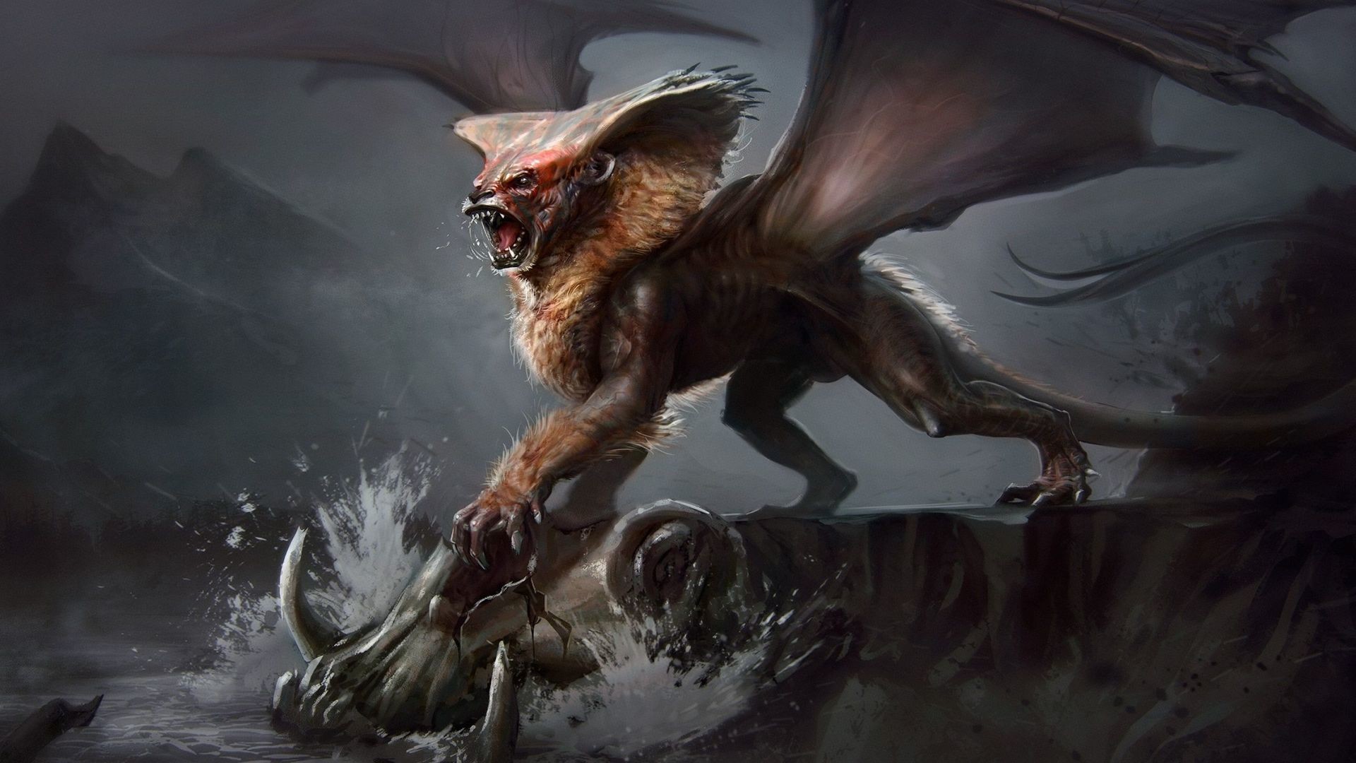 Griffins Mythical Creatures Wallpapers