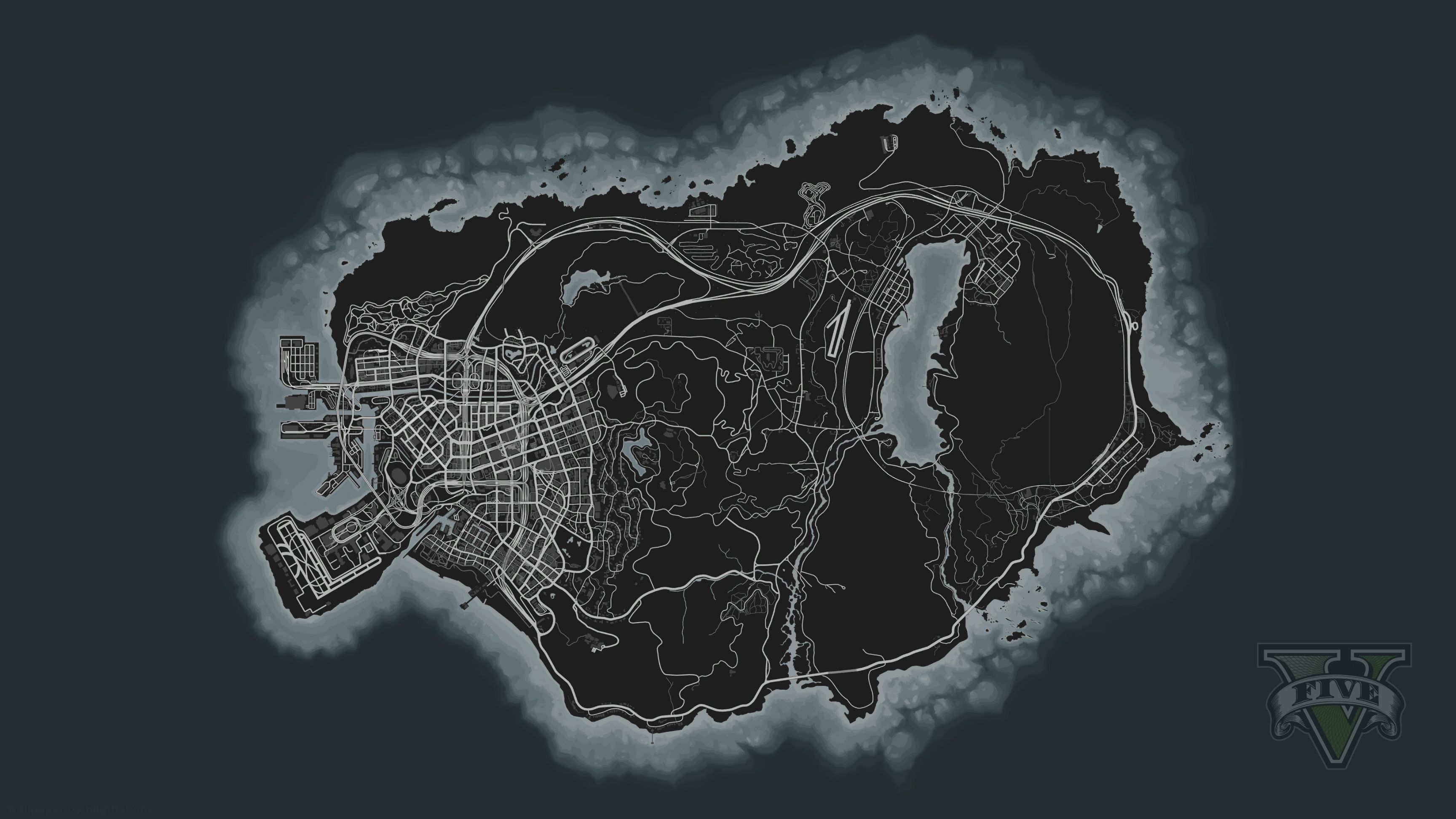 Gta 5 Map Hd Wallpapers