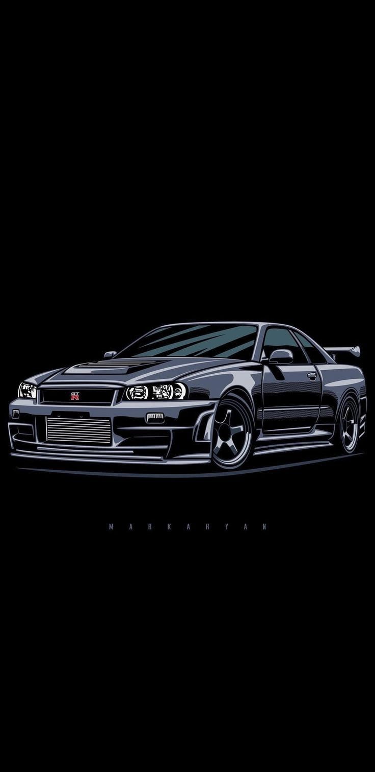 Gtr R34 Iphone Wallpapers