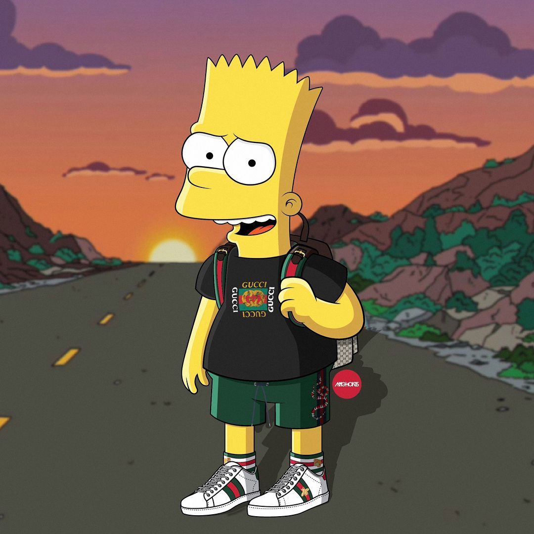 Gucci Bart Simpson Wallpapers