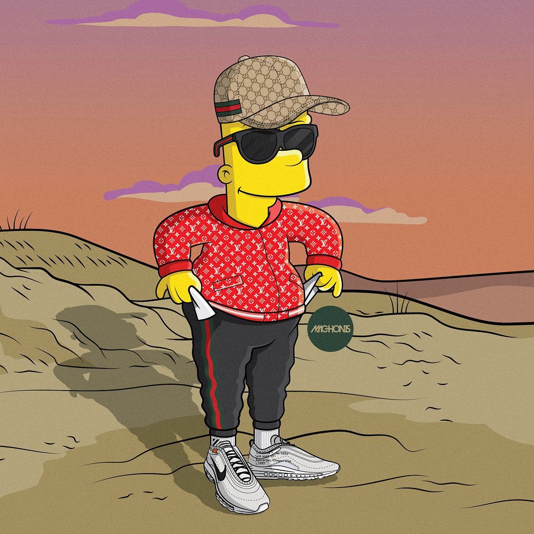 Gucci Bart Simpson Wallpapers