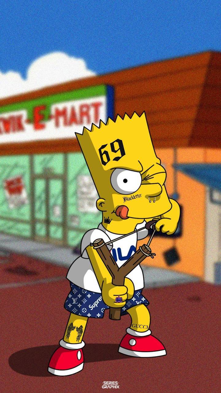 Gucci Bart Simpson Wallpapers