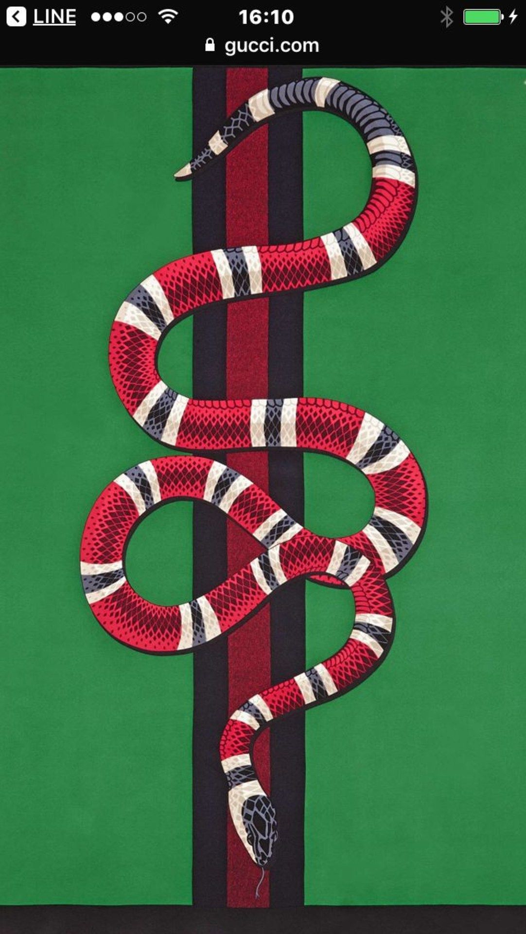 Gucci Red Snake Wallpapers