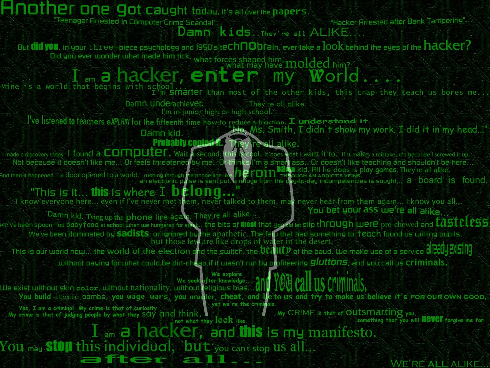 Hacker 1920X1080 Wallpapers