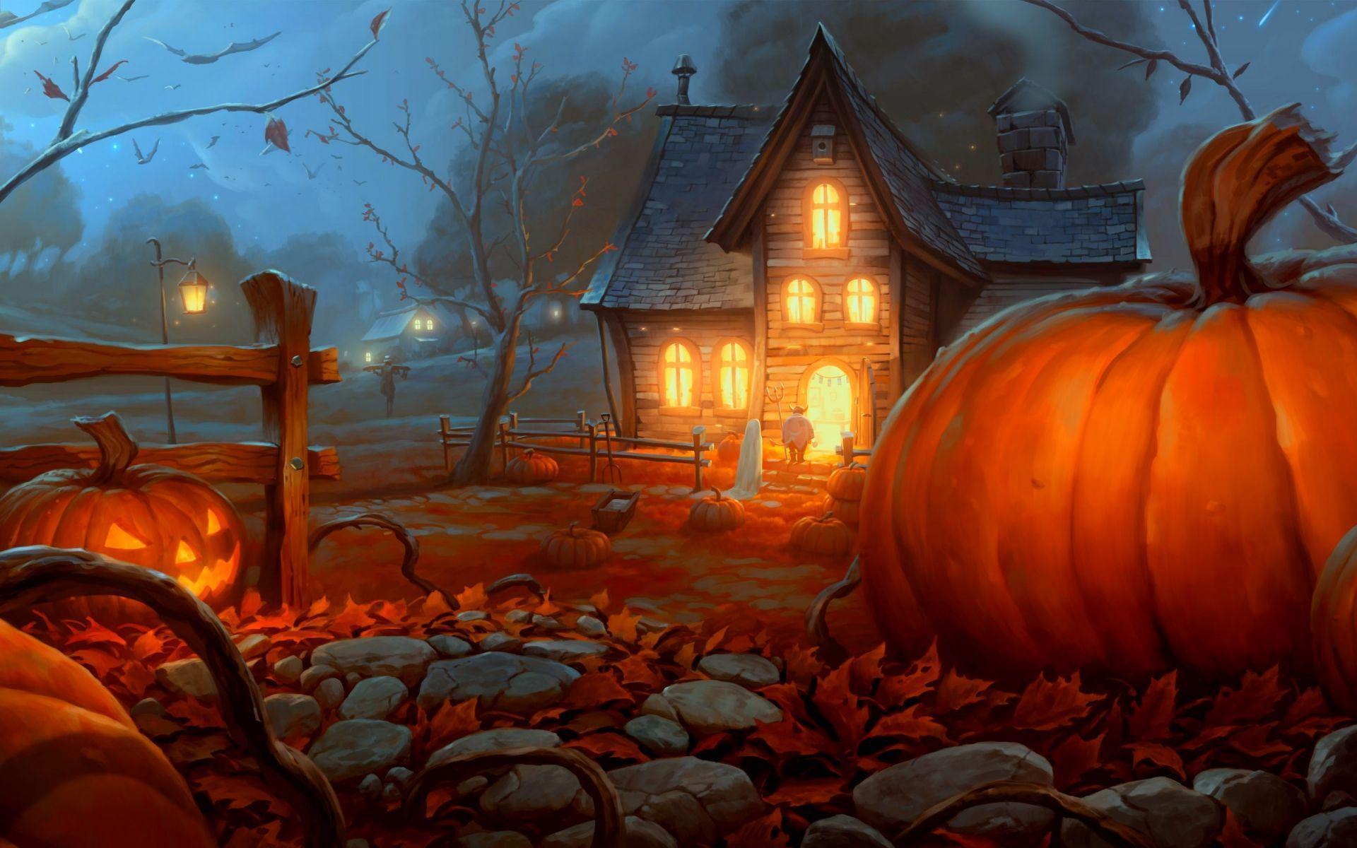 Halloween Landscape Wallpapers