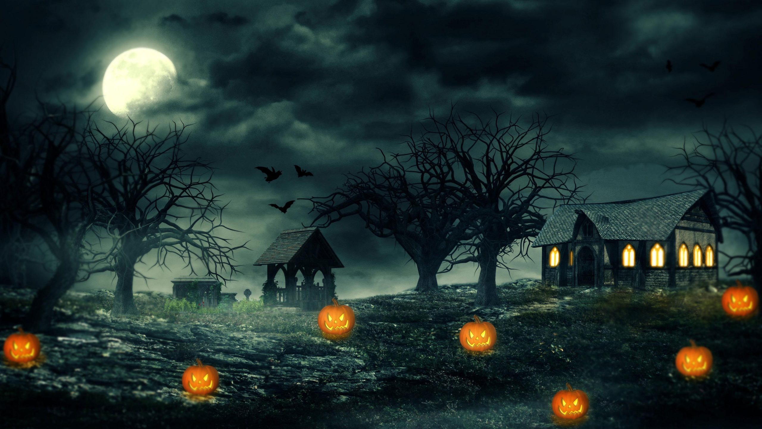 Halloween Landscape Wallpapers