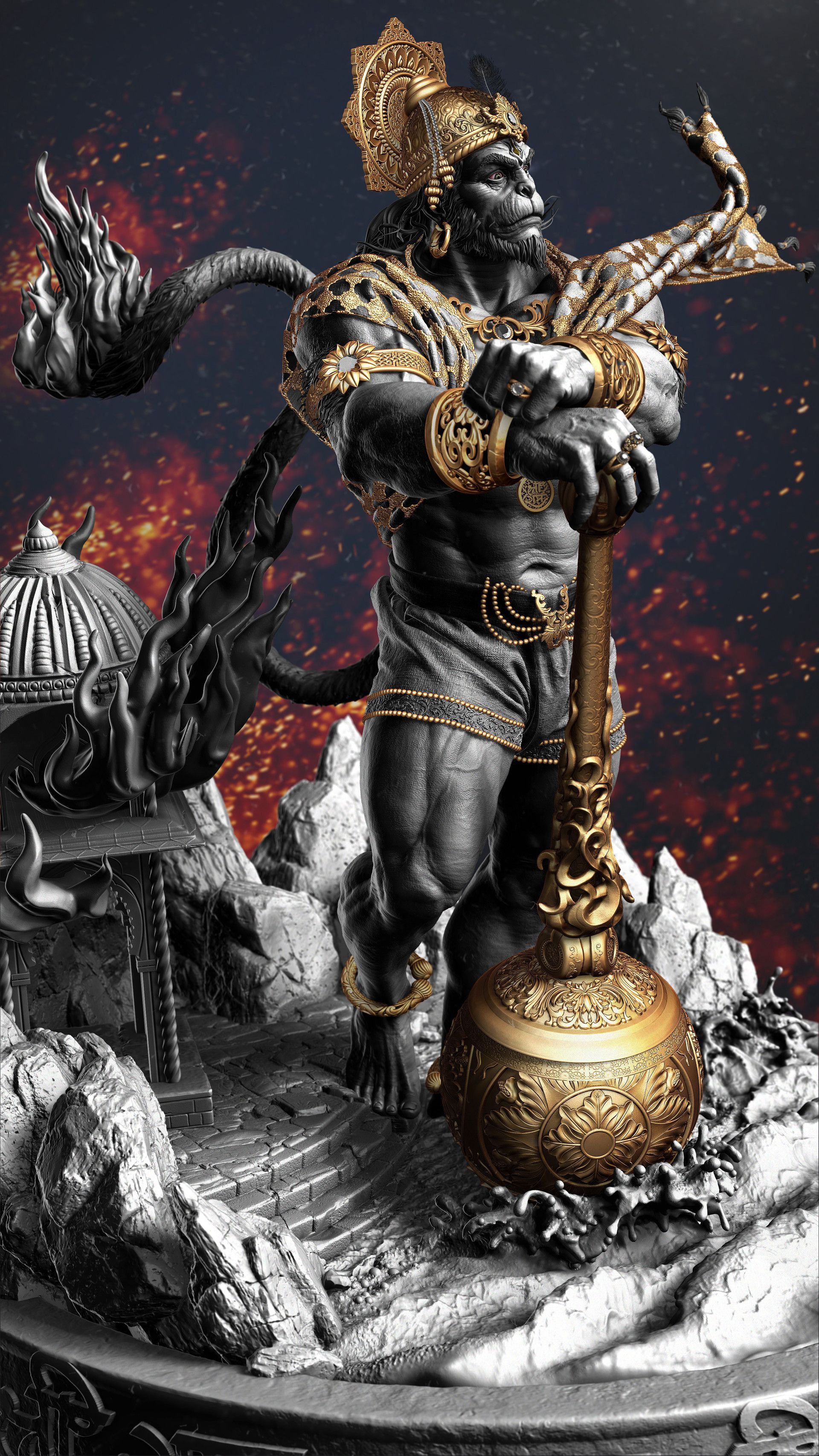 Hanuman 4K Wallpapers