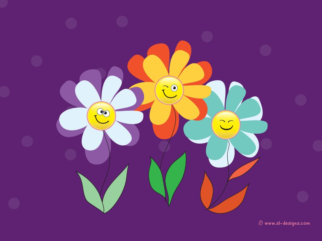 Happy Flowers Images Wallpapers