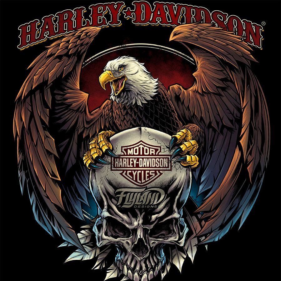 Harley Davidson Logo Eagle Wallpapers