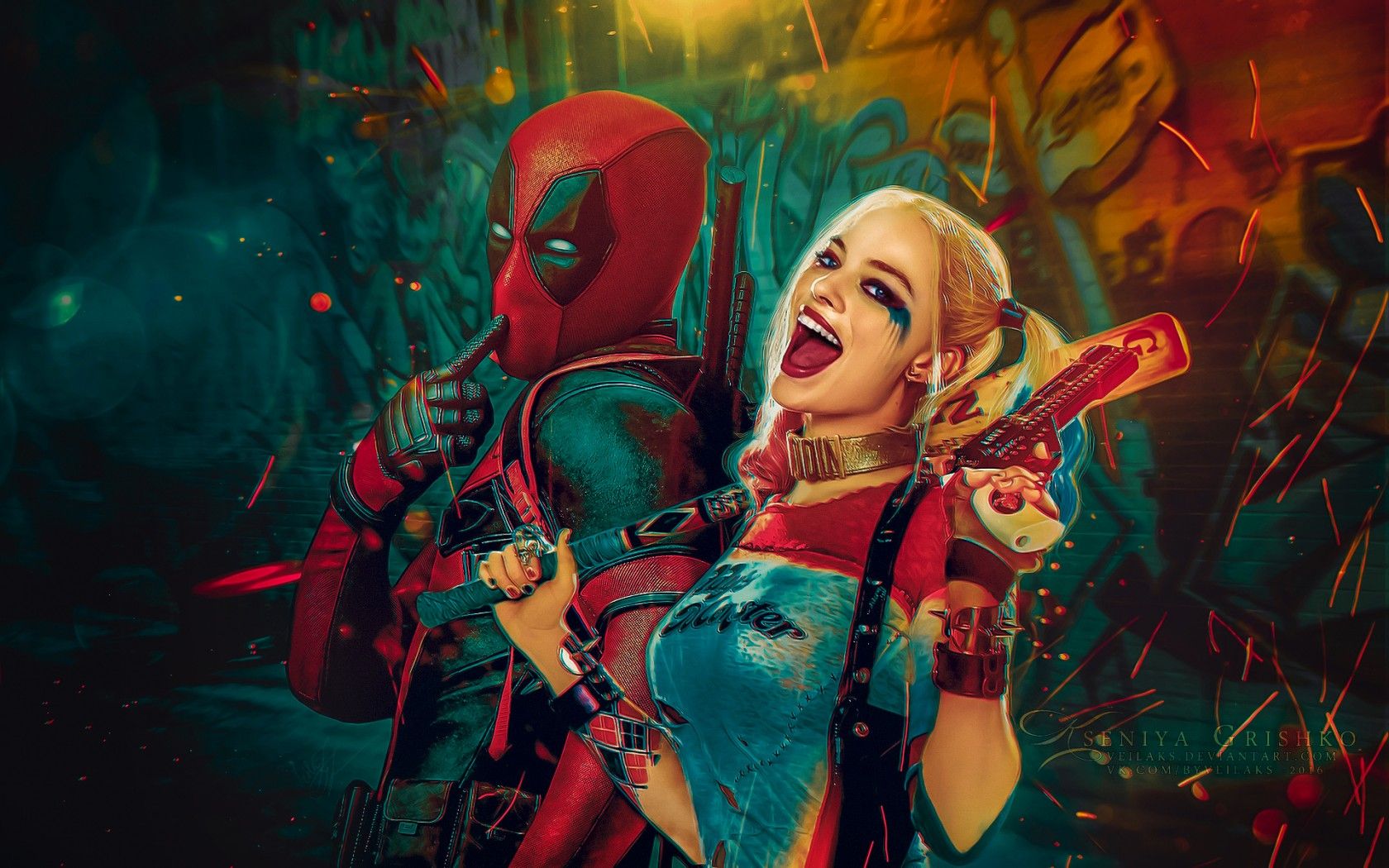 Harley Quinn Deadpool Wallpapers