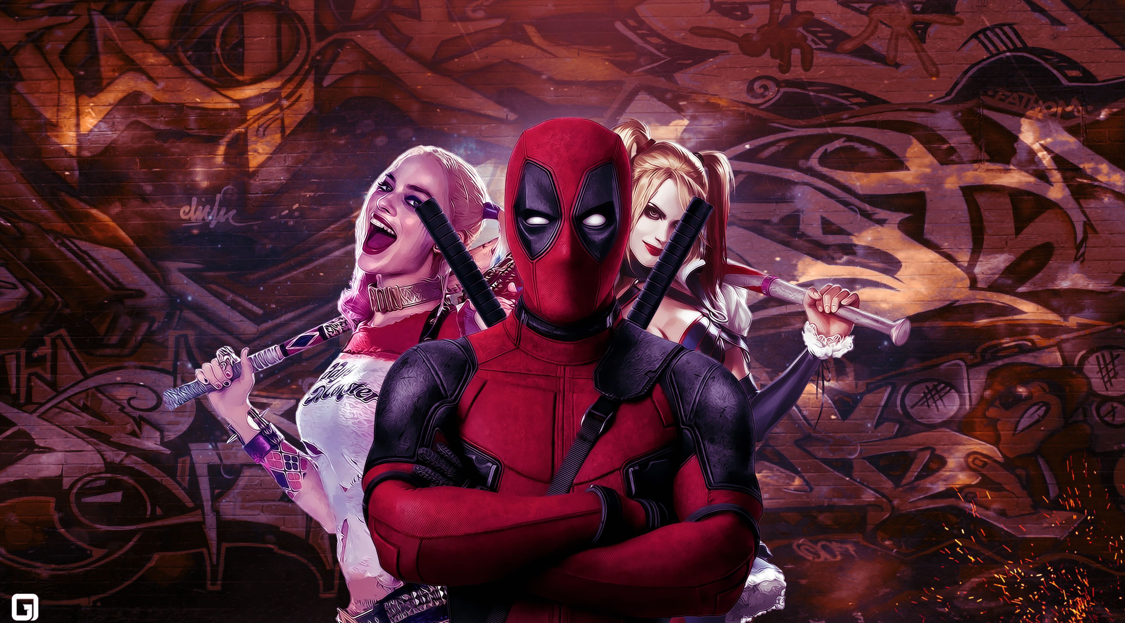 Harley Quinn Deadpool Wallpapers