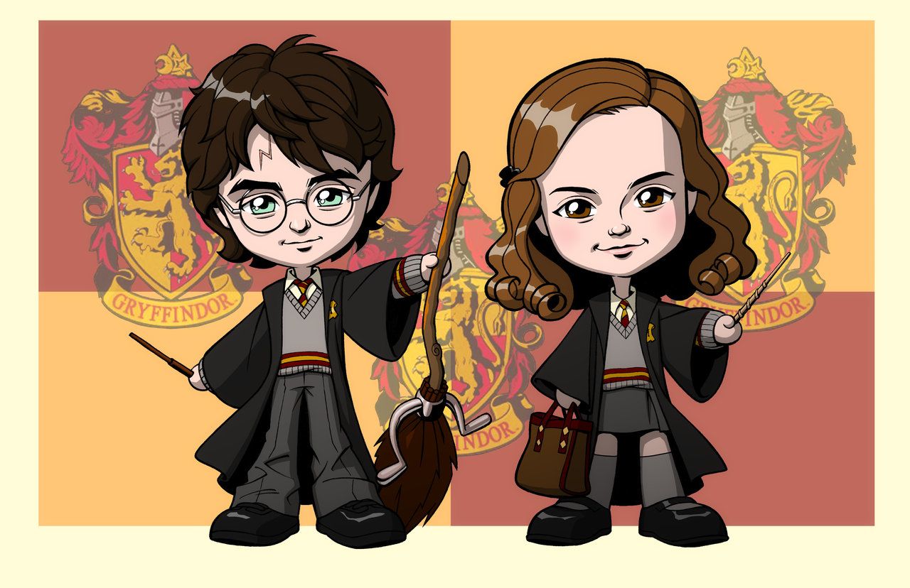 Harry Potter Characters Cartoons Wallpapers