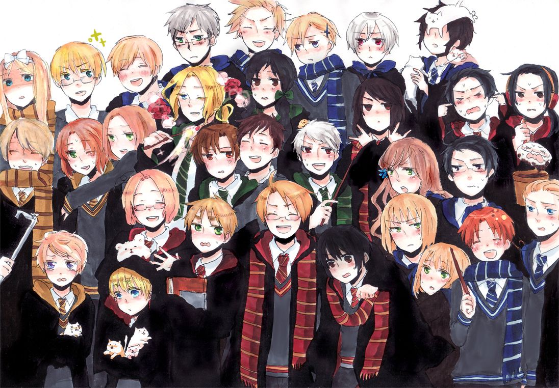 Harry Potter Characters Cartoons Wallpapers