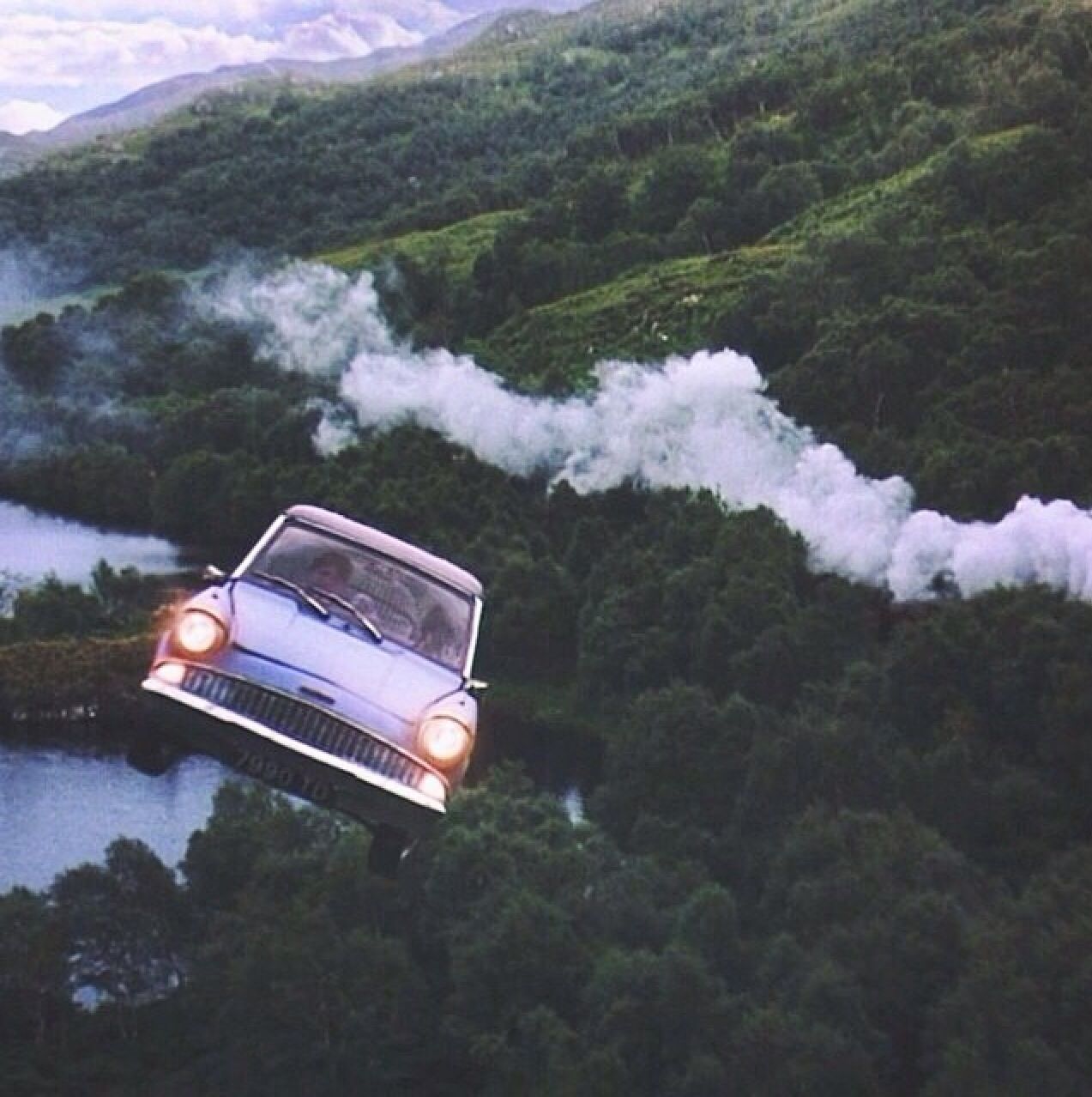 Harry Potter Flying Car Wallpapers