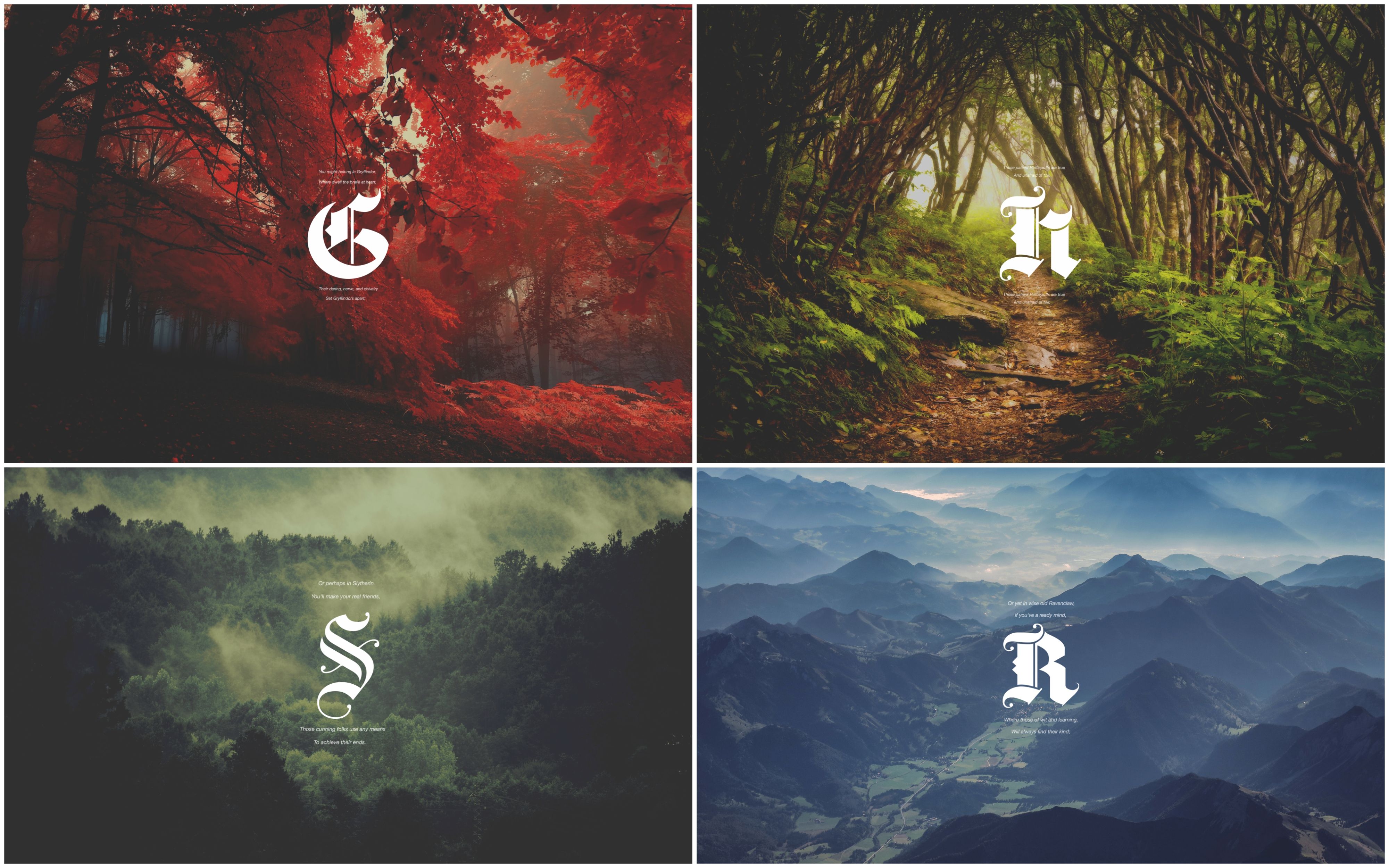 Harry Potter Landscapes Wallpapers