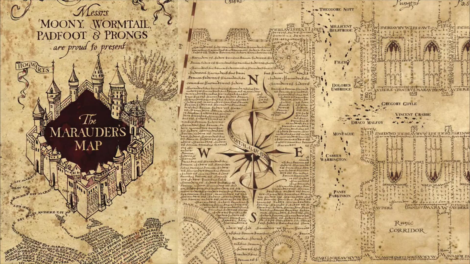 Harry Potter Marauders Map Wallpapers