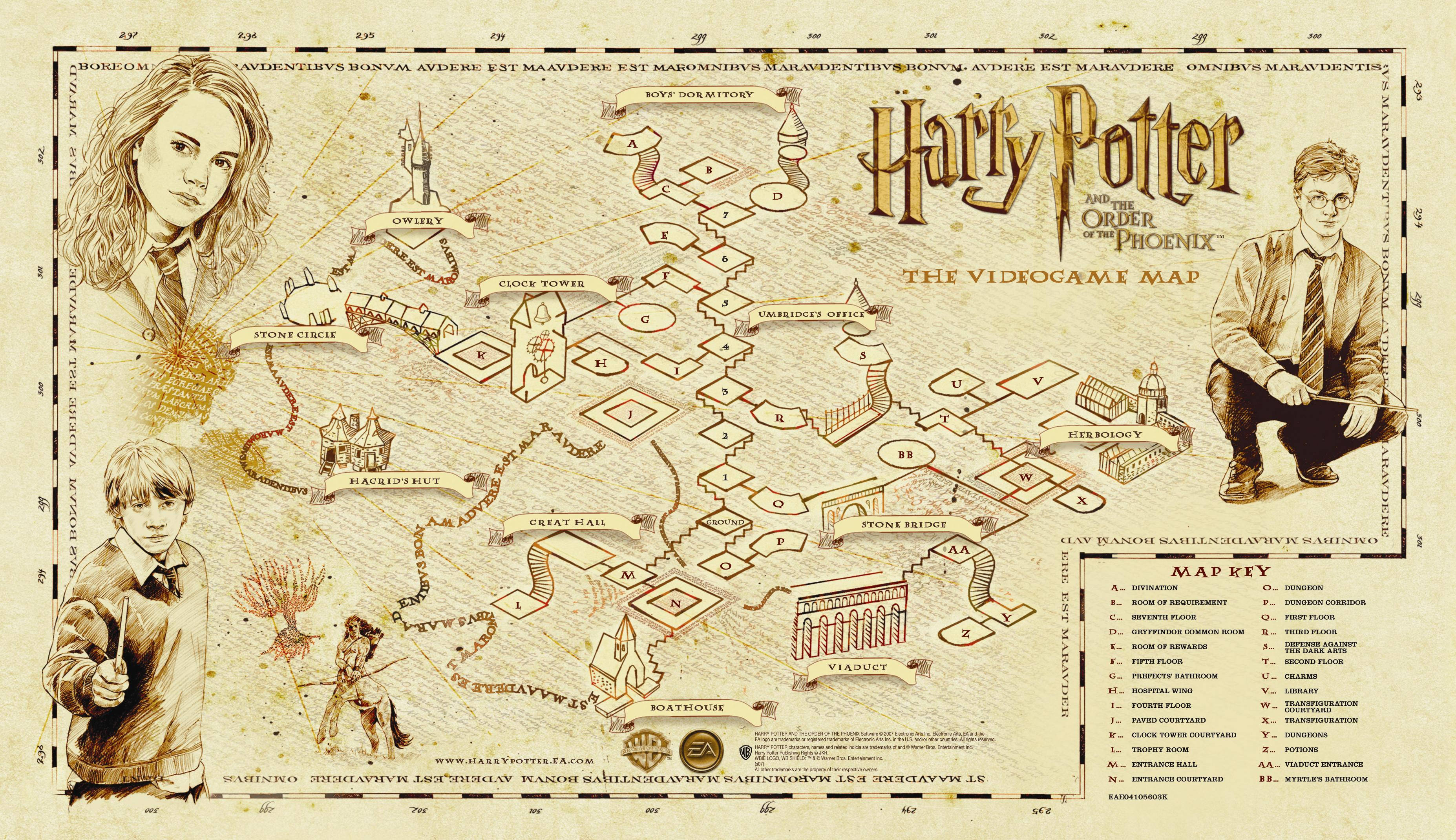 Harry Potter Marauders Map Wallpapers