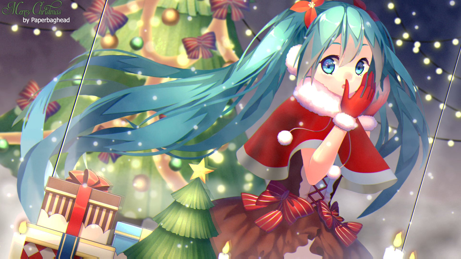 Hatsune Miku Christmas Wallpapers